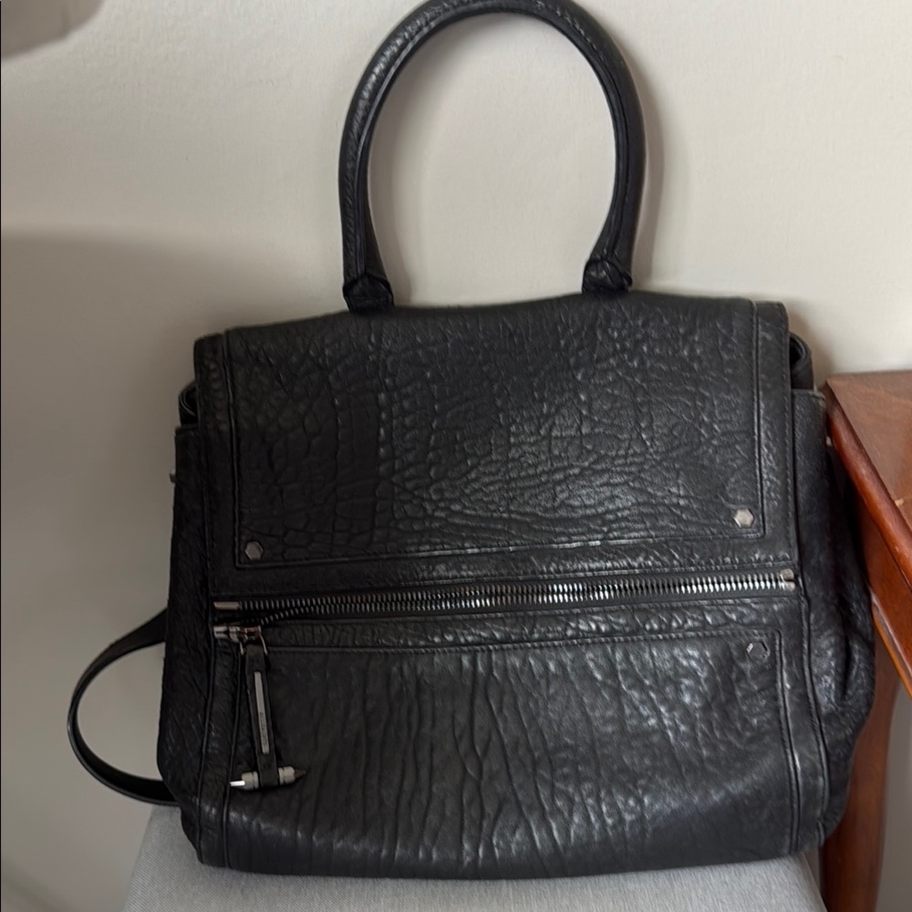 All Saints Black Crossbody Bag